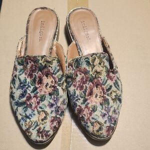 Indigo Women's Floral Mules in Multicolor